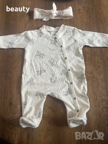 Бебешки гащеризони ромпъри размер 0-3 месеца , снимка 3 - Бебешки гащеризони - 52248225