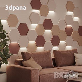 	3Д LED ПАНЕЛИ, декоративни облицовки за стени, облицовъчен камък, 0045, снимка 3 - Облицовки - 39795237