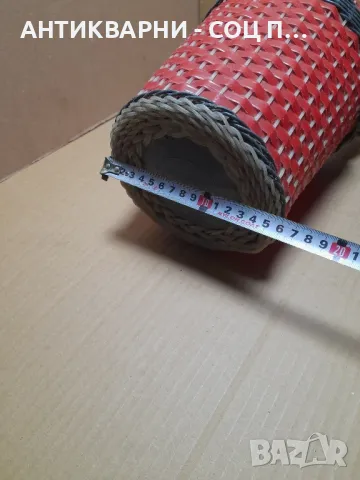 Комплект Соц Стари Ръчно Плетени Дамаджани 2×5 лт., снимка 8 - Антикварни и старинни предмети - 48923508