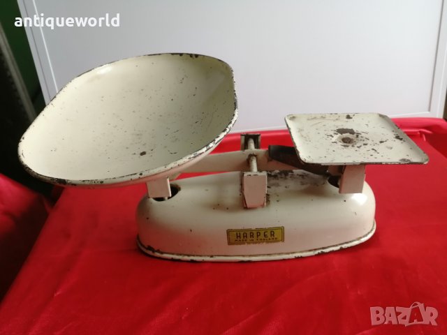 Старинна Английска Везна ,Кантар HARPER, снимка 4 - Антикварни и старинни предмети - 41594958