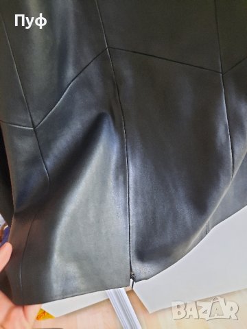 дамско кожено яке от естествен телешки бокс , снимка 7 - Палта, манта - 41495252