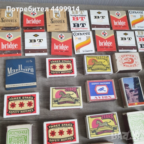 Лот от 50 бр. кибрита, снимка 2 - Колекции - 52387376