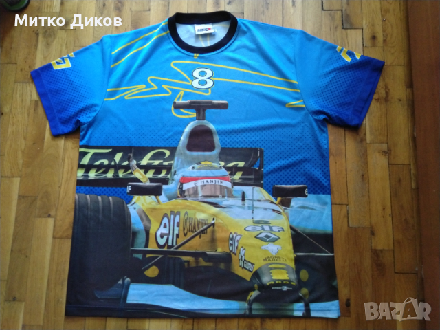 Фернандо Алонсо фенска тениска Формула-1 отлична реален размер Л