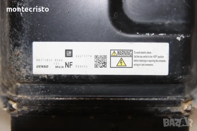 Моторен компютър Opel Astra J (2009-2016г.) 55571776 / MB275800-9540 / MB2758009540, снимка 2 - Части - 47708908