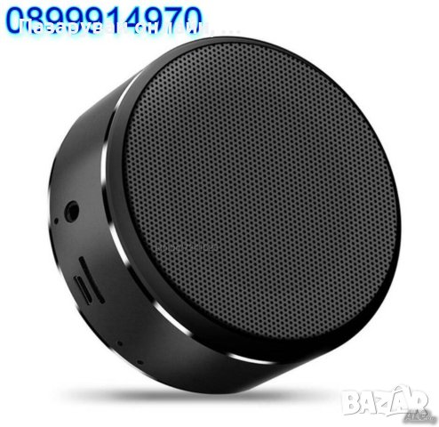 Портативен високоговорител с Bluetooth, черен, снимка 1 - Тонколони - 41249554