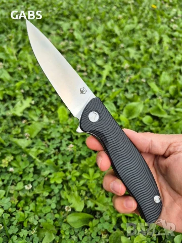 Сгъваем нож SHIROGOROV,стомана D2,SH202, снимка 9 - Ножове - 51053029