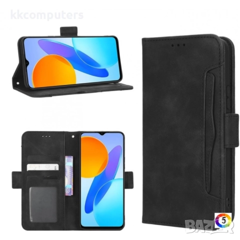 Honor 70 Lite Calf Texture Кожен Калъф и Протектор, снимка 5 - Калъфи, кейсове - 52506823