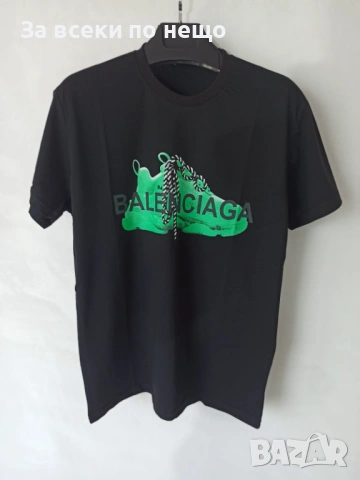 Balenciaga Мъжка Тениска👕Мъжка Блуза С Къс Ръкав - Различни Цветове - 5 Модела Код Urban38