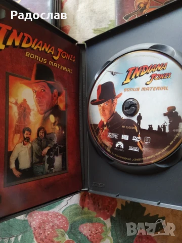 Indiana Jones комплект от 4 ДВД диска Индиана Джоунс , снимка 5 - Приключенски - 50661628