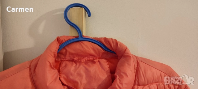 Дамско шушляково яке - цвят сьомга, снимка 5 - Якета - 52429091