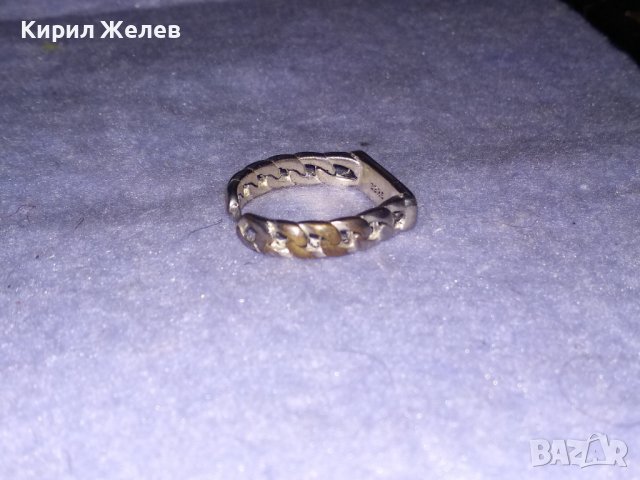 SAINT LAURENT PARIS Марков ПОСРЕБРЕН с ПЕЧАТ S925 БУТИКОВ АРТ ПРЪСТЕН от БЛАГОРОДНА СТОМАНА 34402, снимка 6 - Пръстени - 39547098
