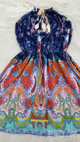 Дамска рокля размер С-М, снимка 6 - Рокли - 36371320