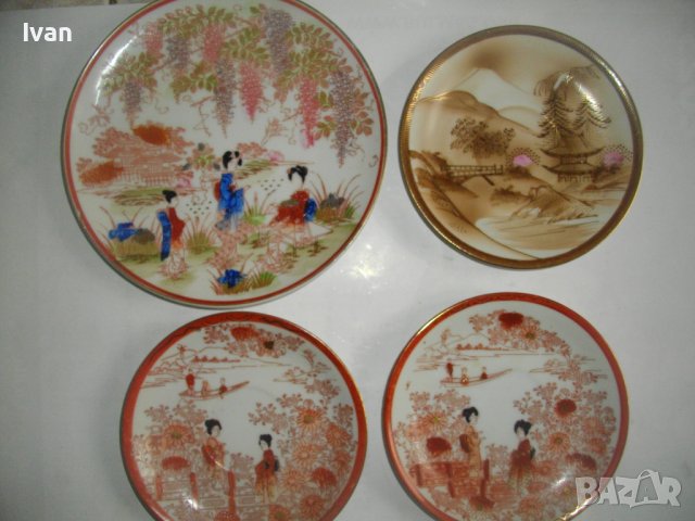 Япония-Нов Порцелан-Чиния/Чинии-Колекционерски-Ръчна Изработка-Made in JAPAN, снимка 2 - Чинии - 39829583