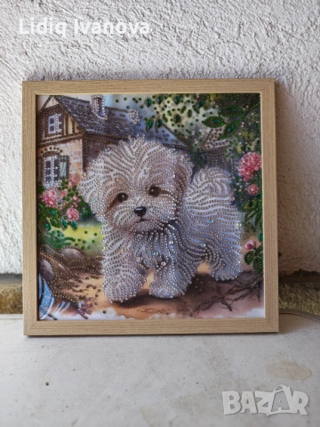 Готов частично облепен диамантен гоблен 