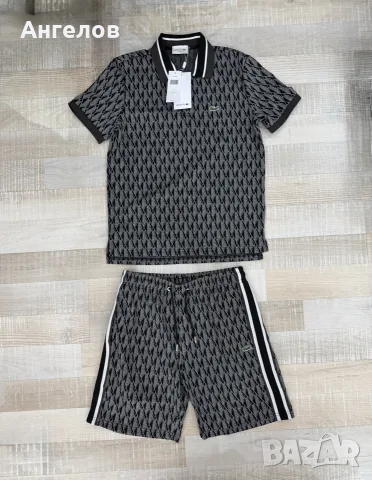 Lacoste мъжки комплект – тениска + къси панталони, нов с етикети, снимка 4 - Спортни дрехи, екипи - 55770195