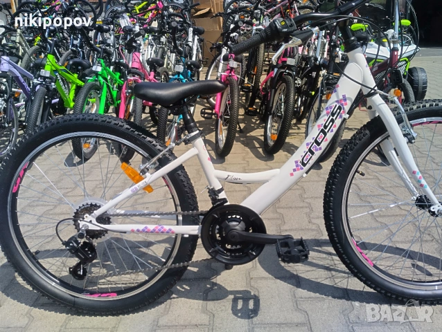 CROSS Велосипед 24" ALISSA бял, снимка 12 - Велосипеди - 53839188