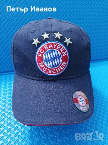 Синя шапка с козирка FC BAYERN MUNCHEN, снимка 1 - Шапки - 41403184