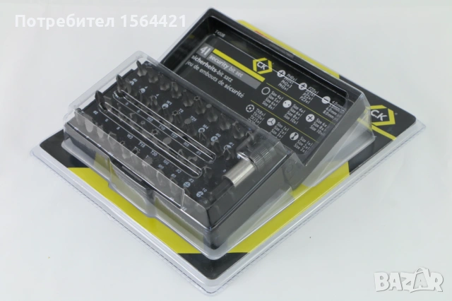 комплект битове, накрайници, отвертки 41 бр., 25mm, UK, снимка 2 - Отвертки - 53742338