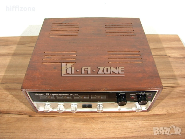 Усилвател  Sansui qs-500 , снимка 4 - Ресийвъри, усилватели, смесителни пултове - 53708217