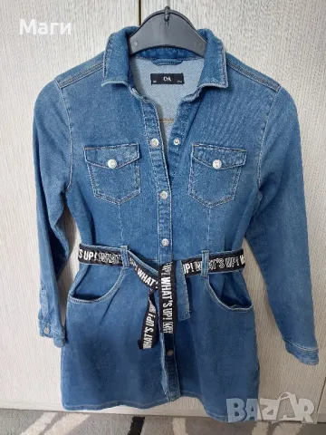 дънкова рокля, снимка 2 - Детски рокли и поли - 50308444