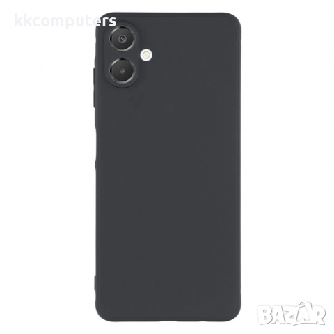 Силиконов кейс iPaky матиран, За Samsung Galaxy A07, Черен и Протектор