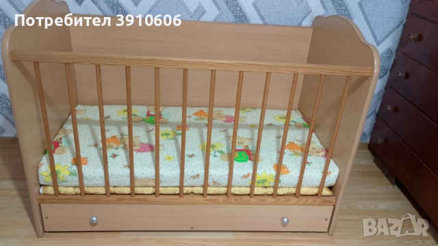 Детска кошара с матрак , снимка 3 - Кошарки - 52546106