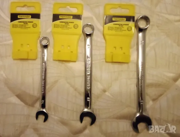 Продавам гаечни ключове 10; 13 и 15