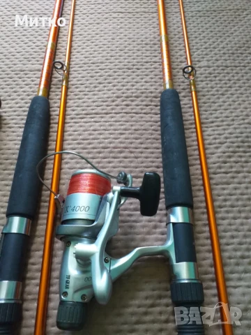 Комплекти силови пръчки 2,70м с макари, снимка 6 - Въдици - 51100633