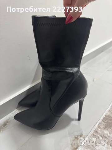 Боти със ток , снимка 2 - Дамски боти - 52637680