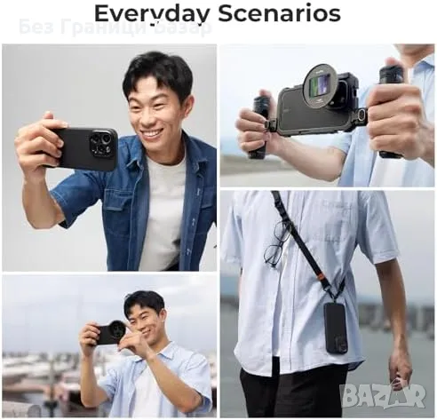 Нов Фото кейс с MagSafe и лещи за iPhone 16 Pro – SmallRig 4988 Айфон , снимка 6 - Калъфи, кейсове - 48159151