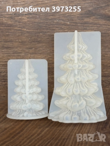 Силиконов молд - елха, снимка 2 - Форми - 52770854
