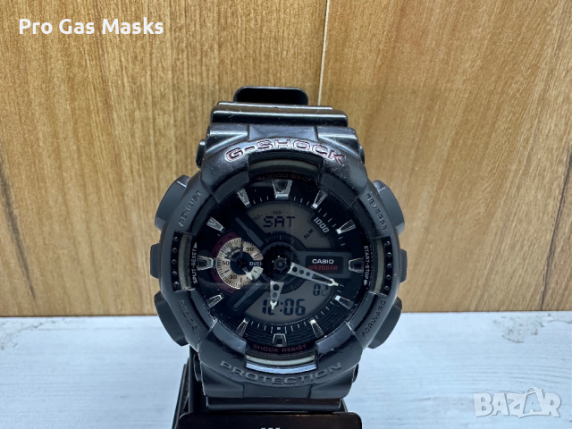 Casio G-shock Оригинал само за 120 лв Удароустойчив Водоустойчив Нова батерия с дървена кутия. , снимка 2 - Мъжки - 44670850