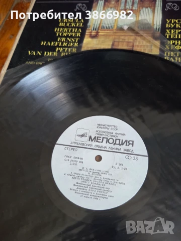 Само 3а Ценители: 3 Стари Грамофонни Плочи (Карл Рихтер и Бах), снимка 6 - Грамофонни плочи - 51136431