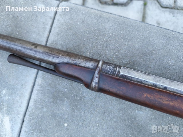 Автентична капсулна дамаскова пушка, снимка 8 - Антикварни и старинни предмети - 52788340