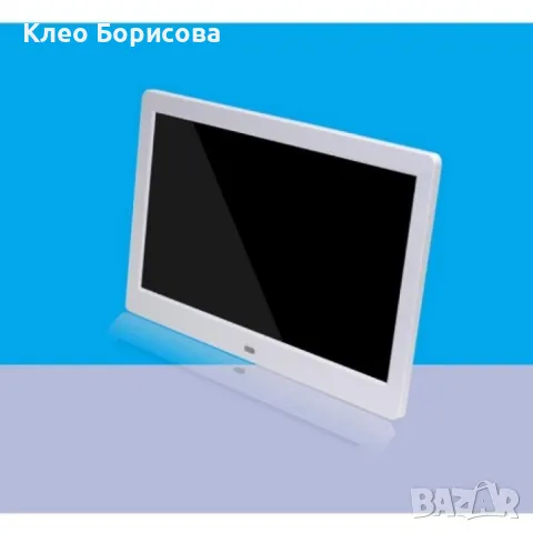 Дигитална фото рамка – 10 инча LCD екран 1024 x 600 px часовник аларма и календар, снимка 4 - Друга електроника - 49250108