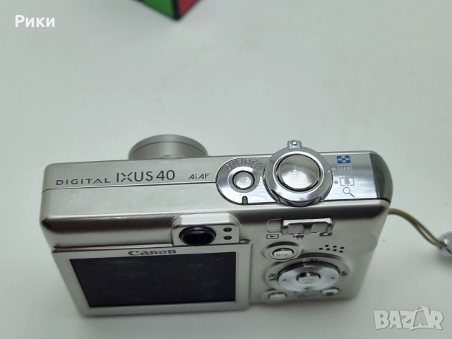Canon Digital Camera IXUS 40 4.0MP Silver , снимка 10 - Фотоапарати - 52742718