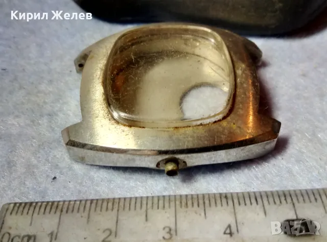КАСА / КОРПУС със СТЪКЛО от СТАР РЯДЪК МОДЕЛ МАРКОВ КВАРЦОВ ЧАСОВНИК 49756