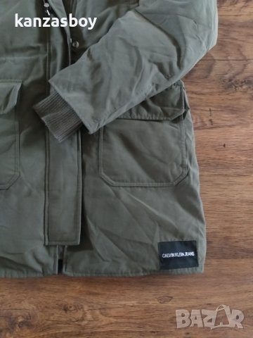 calvin klein - пухено дамско яке КАТО НОВО, снимка 10 - Якета - 42707555