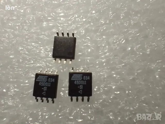 AT45D011 FLASH Memory IC 1Mbit SPI 15 MHz 8-SOIC, снимка 1