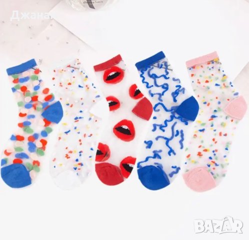 Атрактивни дамски чорапи, снимка 8 - Дамски чорапи - 44165739