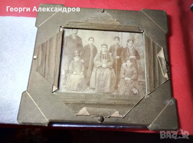 ФОТО МАНОЛОВ Чернобяла ЦАРСКА ФОТОГРАФИЯ СНИМКА ТВЪРД КАРТОН на ЗАМОЖНА ФАМИЛИЯ, снимка 6 - Колекции - 48681076