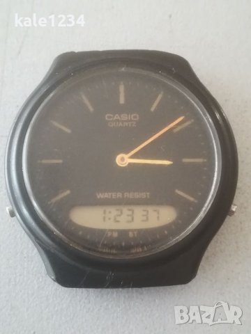 Ретро CASIO 745 aq-39. Vintage watch. Часовник CASIO. Dual time. Ana-digi , снимка 5 - Мъжки - 40898762