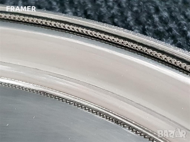 Руска Империя 84 сребърен поднос сецесион стил Москва 19 век, снимка 10 - Антикварни и старинни предмети - 36056124