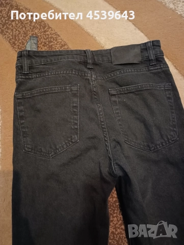 Черно дамско дънки на ZARA размер 36, снимка 2 - Дънки - 52860436