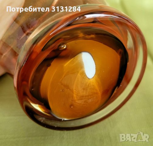 MURANO оригинална кана опалин Carlo Moretti Италия, снимка 6 - Антикварни и старинни предмети - 44586721