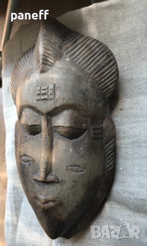 Стара африканска маска #2, снимка 3 - Антикварни и старинни предмети - 42343874