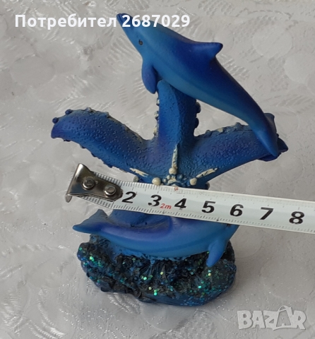 Сини делфини и морска звезда, снимка 4 - Статуетки - 36088524