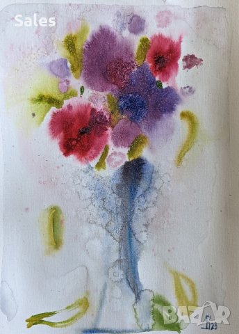 Картини акварел , снимка 11 - Картини - 41121458