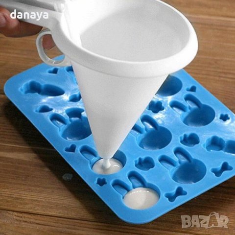 3813 Сладкарска фуния за глазури и кексова смес, снимка 3 - Аксесоари за кухня - 41539387