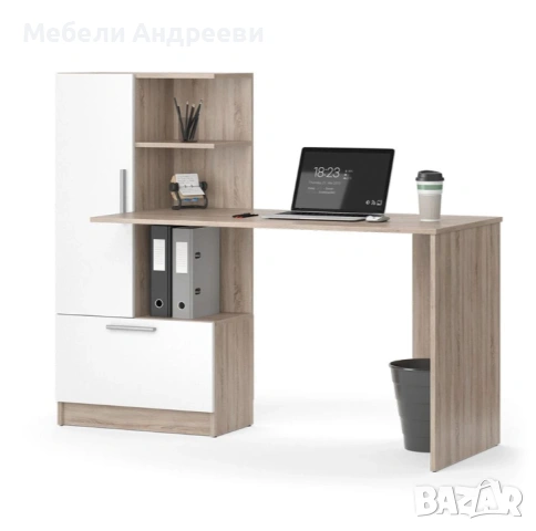 Бюро с шкаф и рафтове Vicco 5289, снимка 7 - Бюра - 53790601